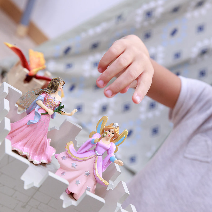 Elfe rose au lys  Papo en PVC, Collection Monde enchanté, jouet éducatif idéal pour enfants