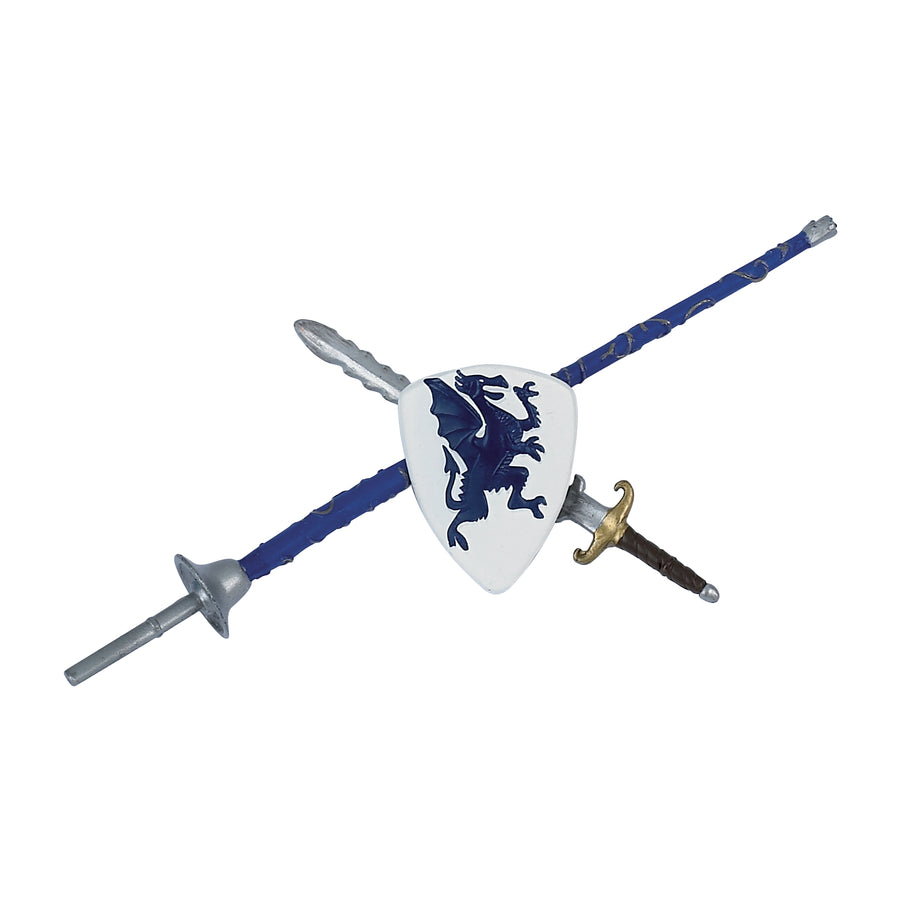 Set de 10 boucliers et épées  Papo en PVC, Collection Médiéval, jouet éducatif idéal pour enfants et collectionneurs