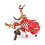 Maître des armes cimier cerf Papo en PVC, Collection Médiéval, jouet éducatif idéal pour enfants et collectionneurs