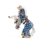 Cheval du Maître des armes cimier bélier Papo en PVC, Collection Médiéval, jouet éducatif idéal pour enfants et collectionneurs
