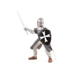 Chevalier hospitalier à l'épée Papo en PVC, Collection Médiéval, jouet éducatif idéal pour enfants et collectionneurs