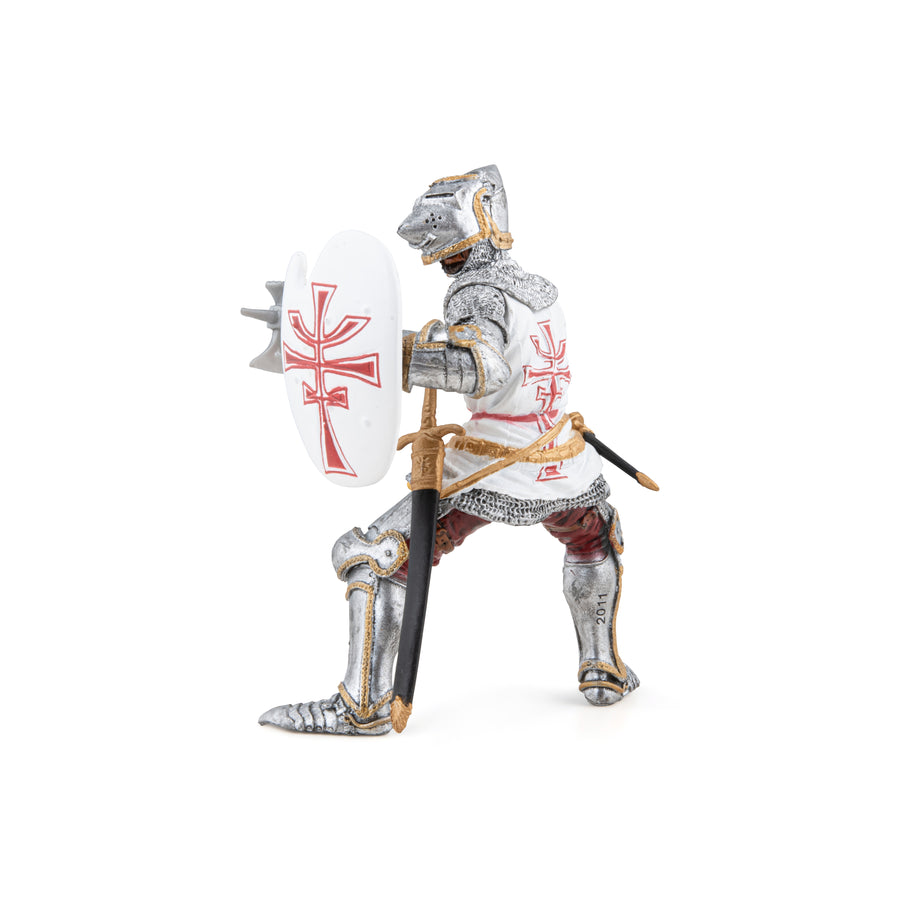 Chevalier Teutonique Papo en PVC, Collection Médiéval, jouet éducatif idéal pour enfants et collectionneurs