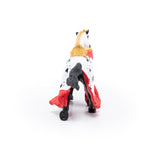 Cheval du roi Arthur rouge Papo en PVC, Collection Médiéval, jouet éducatif idéal pour enfants et collectionneurs