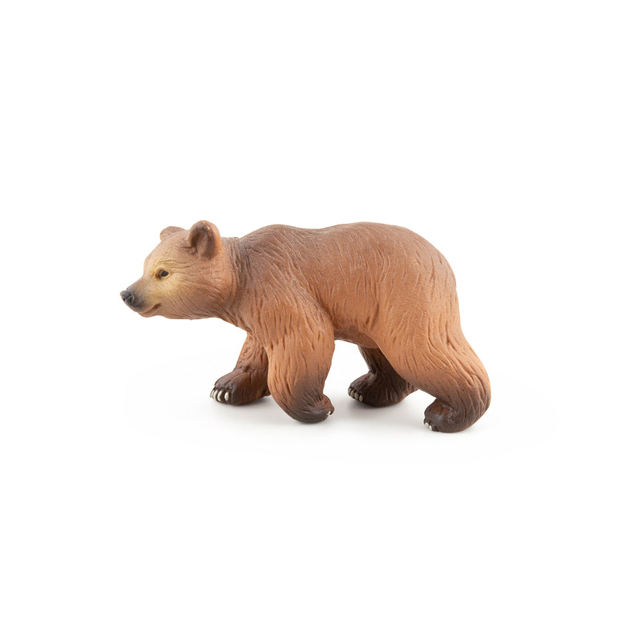 Figurine Ourson des Pyrénées Papo en PVC, thème forêt, Collection Animaux sauvages, jouet éducatif idéal pour enfants et collectionneurs