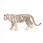 Figurine Tigre blanc Papo en PVC, thème félins, Collection Animaux sauvages, jouet éducatif idéal pour enfants et collectionneurs