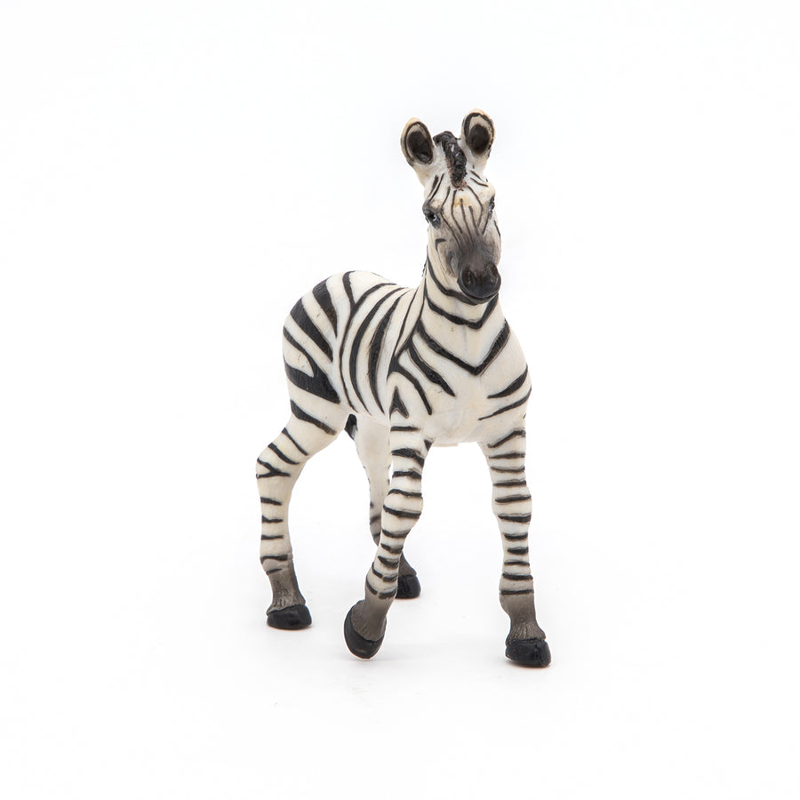 Figurine Bébé zèbre Papo en PVC, thème savane, Collection Animaux sauvages, jouet éducatif idéal pour enfants et collectionneurs