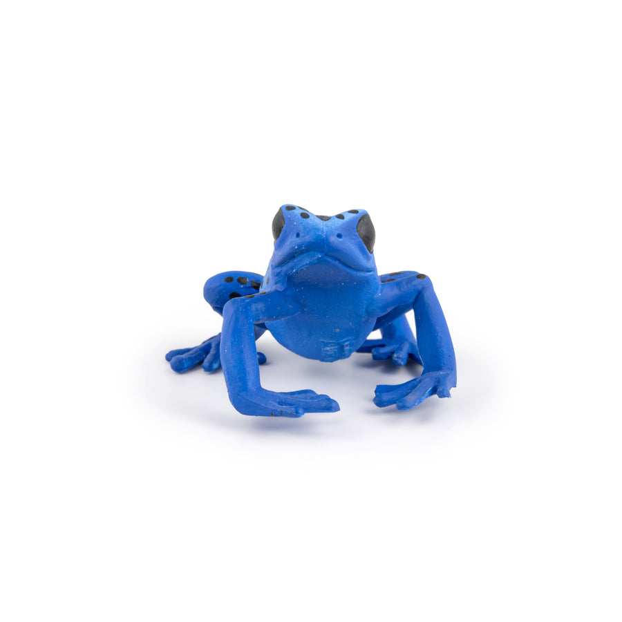 Grenouille équatoriale bleue Papo en PVC, Collection Animaux sauvages, jouet éducatif idéal pour enfants et collectionneurs