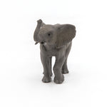 Figurine Jeune éléphant Papo en PVC, thème savane, Collection Animaux sauvages, jouet éducatif idéal pour enfants et collectionneurs