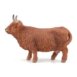 Figurine Vache Highland Papo en PVC, Collection Vie à la ferme, jouet éducatif idéal pour enfants et collectionneurs