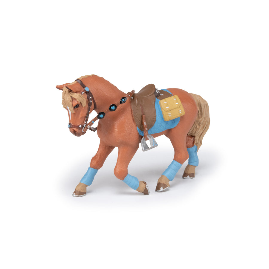 Figurine Cheval du jeune cavalier Papo en PVC, Collection chevaux, jouet éducatif idéal pour enfants et collectionneurs