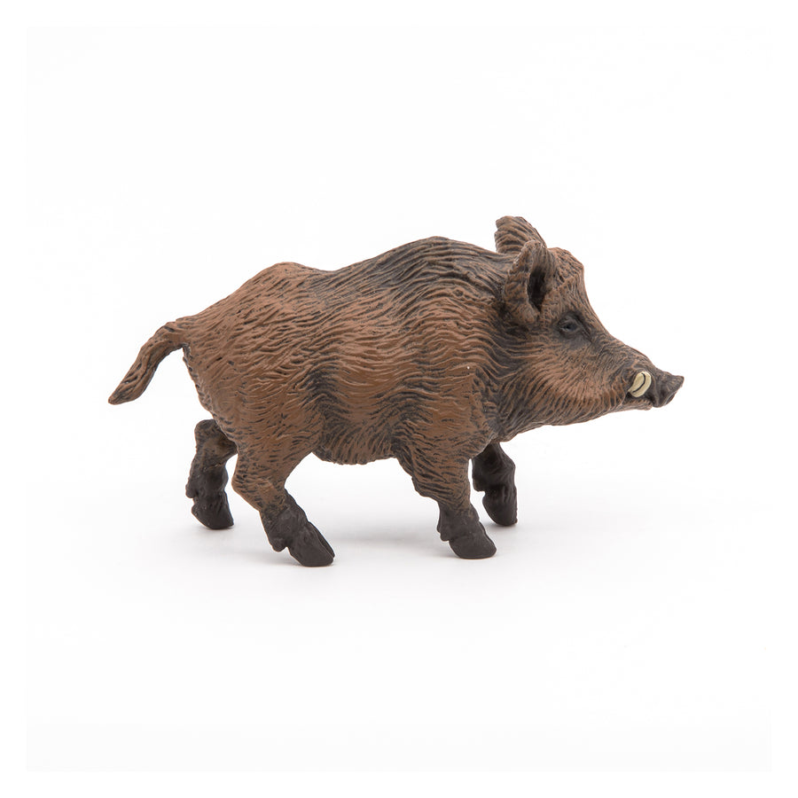 Figurine Sanglier Papo en PVC, thème forêt, Collection Animaux sauvages, jouet éducatif idéal pour enfants et collectionneurs